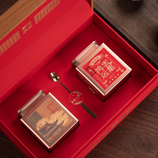 鸿运云集【029两矮罐  红色】42元一套/一箱10套 商品图1