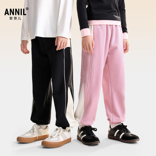男女童全腰针织单裤秋季新款安奈儿童装EM536546 商品图1