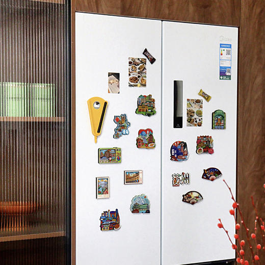 “开中隐藏款发199元红包”  中国城市记忆冰箱贴 原创设计 随机5款不重复 商品图1