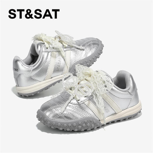 【童鞋】星期六精致双蝴蝶结运动防滑女童阿甘鞋SSD3191U2V 商品图0