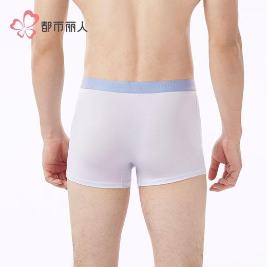 都市丽人内裤男士内裤40S莫代尔内裤明筋平角内裤男内裤FKHC35 商品图3
