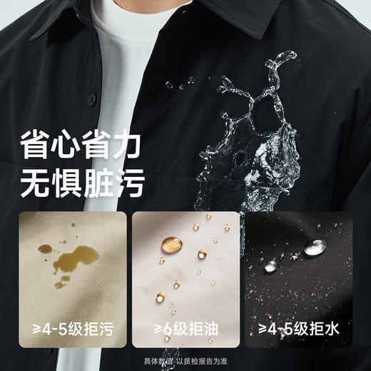 CHINISM折扣季 轻薄长袖衬衫男秋季新款浅绿色美式休闲男生衬衣 商品图4