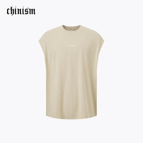 【商场同款】CHINISM赤尘 厚板印花背心男夏季宽松纯棉无袖坎肩
