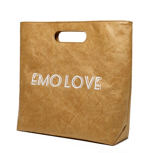 EMO Elegant Modest Original 牛皮纸手提袋 休闲百搭 日常通勤 商品图3