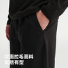 CHINISM赤尘 黑色绒感垂感西裤男冬季宽松直筒裤美式休闲男士裤子 商品缩略图2