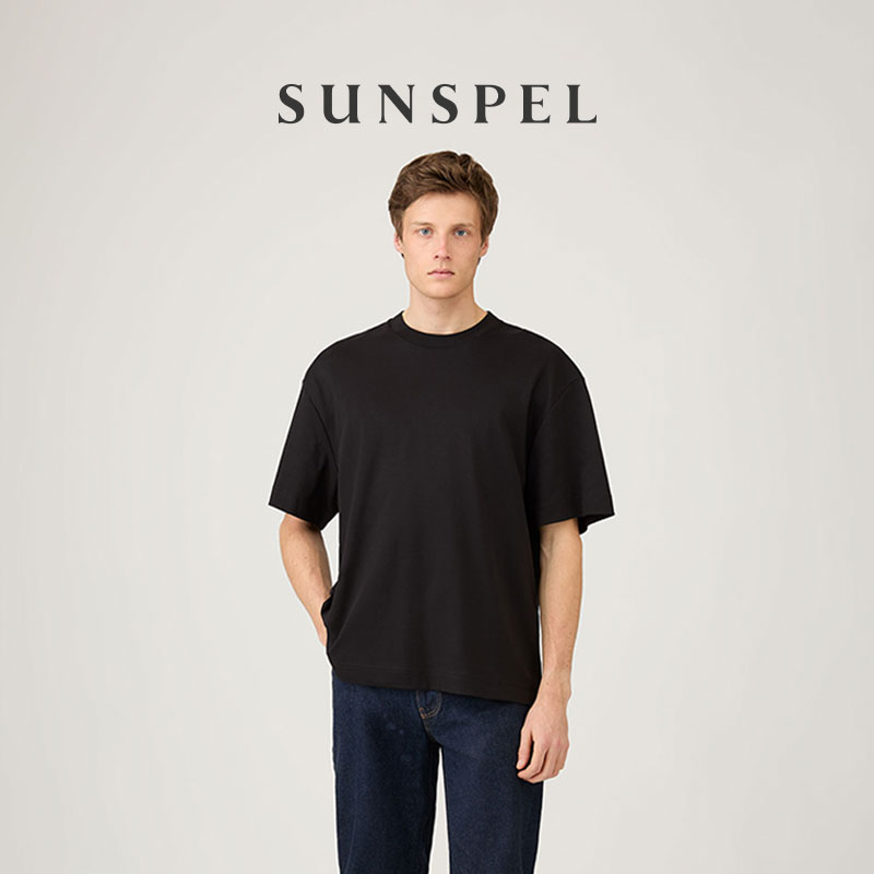 SUNSPEL男士经典款Supima匹马棉圆领经典T恤heavyweight 春夏休闲