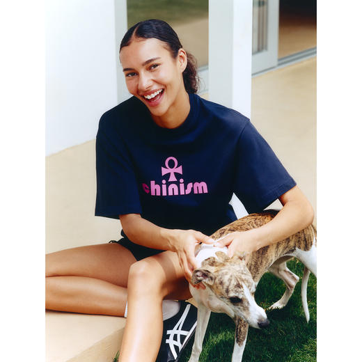 CHINISM CH幸运之符logo印花凉感短袖T恤男夏季新款情侣速干半袖 商品图0