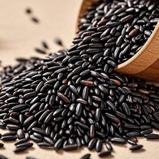 【时芸汇】有机黑米390g/罐*2 五谷杂粮煮粥蒸饭米香浓郁软糯颗粒饱满 商品图2