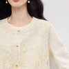 【08/12新品】熙世界轻国风浮雕刺绣马甲女初秋新款高级感圆领无袖蕾丝背心上衣 商品缩略图4