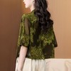 轻薄提花真丝短外套女夏季新款新中式国风搭裙子小衫开衫外搭上衣 商品缩略图2