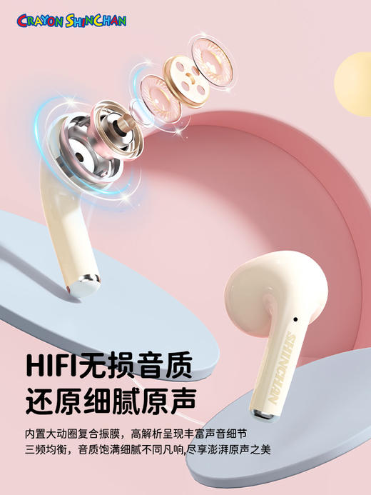 蜡笔小新 EB600 TWS蓝牙耳机 商品图3