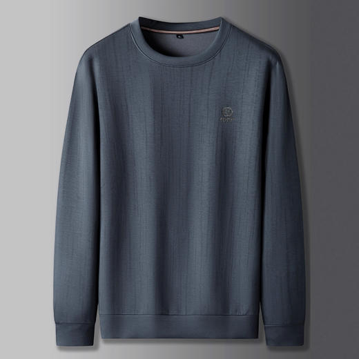 【DK】大依优型大码男装卫衣套头长袖体恤衫男士加肥大码上衣服胖子宽松休闲圆领 商品图8