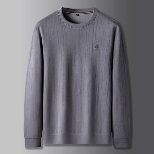 【DK】大依优型大码男装卫衣套头长袖体恤衫男士加肥大码上衣服胖子宽松休闲圆领 商品图7