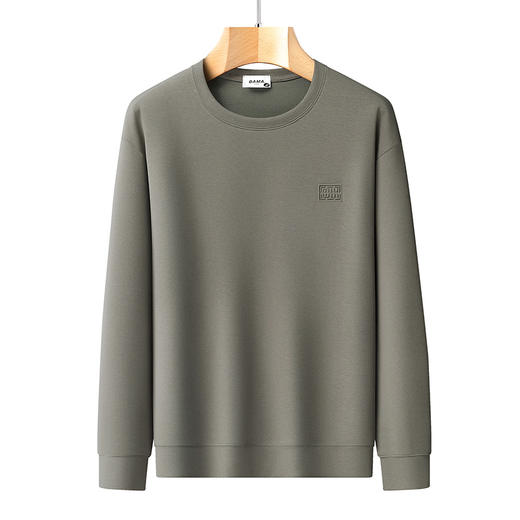 【超大码】【DX】大依优型大码男装300斤上衣圆领长袖T恤卫衣套头卫衣打底衫秋季新款男士加大码胖子 商品图3