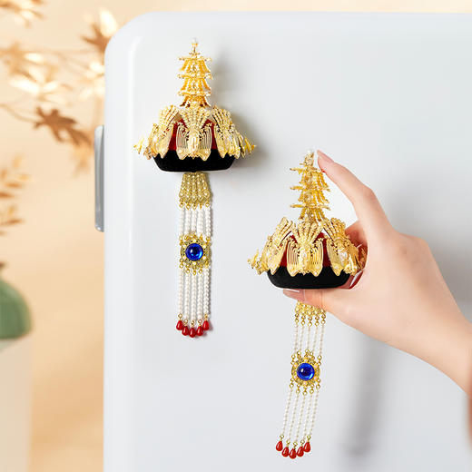 【故宫冰箱贴】金凤朝冠冰箱贴立体博物馆文创北京纪念品礼物伴手礼 商品图5