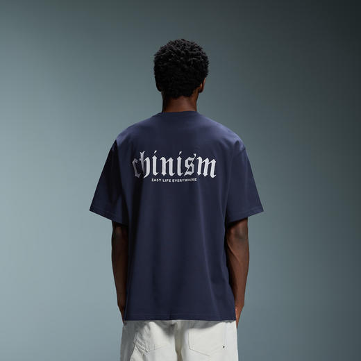 【商场同款】CHINISM赤尘 立体钢印短袖T恤男夏季纯棉透气半袖 商品图1
