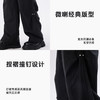 CHINISM赤尘 黑色直筒工装裤男美式褶皱撞钉微喇休闲裤男生裤子 商品缩略图4