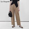 拉夏贝尔/La Chapelle高腰显瘦直筒西装裤女通勤时尚小个子九分烟管裤 商品缩略图3