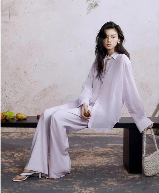 【高品质私服】【ZZ宽松法式透气麻衬衫】质地细腻亲肤，轻薄有呼吸感，自然微绉风格G1502/G1508-CC【无标出货 介意慎拍】 商品图1