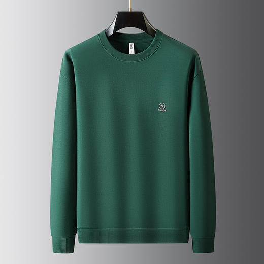 【DX】大依优型大码男装上衣圆领长袖卫衣肥佬时尚套头卫衣打底衫秋季新款男士加大码棉质 商品图10