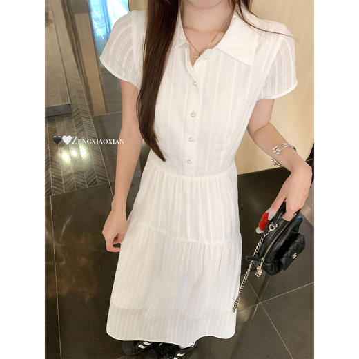 <曾小咸推荐>3.23现货秒杀 ！微信超特价！韩系V领连衣裙 日常209.99 立减80 秒杀129.99！！ 商品图1