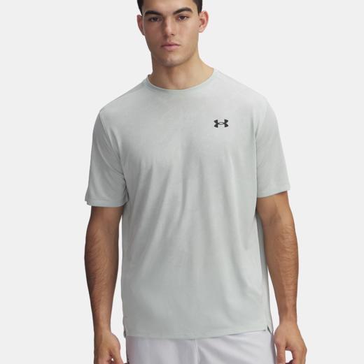 安德玛UA春夏款男子休闲运动跑步训练透气舒适短袖T恤1390047-377 商品图0