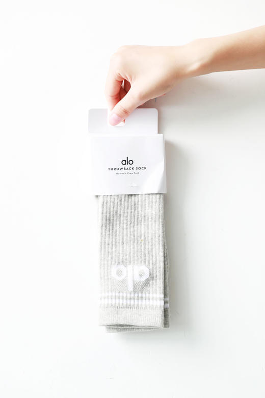 好甜好迷人，大毛巾厚底+字母提花。时髦复古常规筒运动袜C081258 商品图14