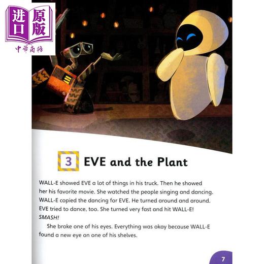 【中商原版】英文原版 级别5 迪士尼儿童读物 机器人总动员 含音频Level 5 Disney Kids Readers WALL-E Pack Pearson English 商品图1
