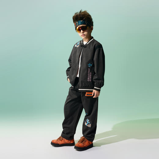 【MQD】【国潮系列】童装男童外套2025新款宝宝春装儿童棒球服夹克 商品图3