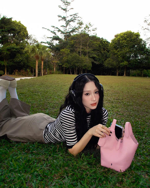 单品包邮现货 THS-限时 RL马球家  Polo play系列皮革小号托特包 水桶包 3色 CQ1409 商品图6