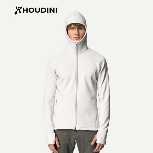 HOUDINI胡丁尼 Power Houdi 魔术大师 男款抓绒带帽外套225984/830063 商品图3