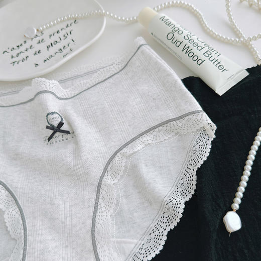 内裤女简约灰色系舒适健康纪念日百货门店同款163803529 商品图2