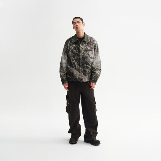 CHINISM赤尘 数码印花底特律工装夹克男秋季新款宽松潮牌休闲外套 商品图3