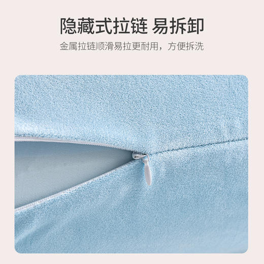 【品牌直发】加倍生活 舒适亲肤海马睡觉夹腿枕 孕妇成人抱抱枕 太空记忆棉填充 慢回弹饱满支撑 商品图6