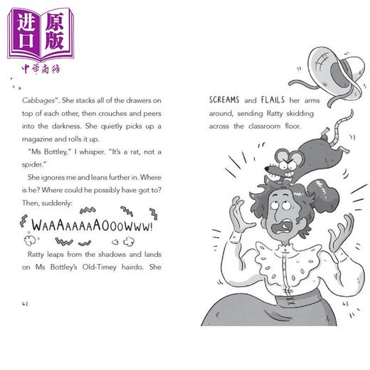 【中商原版】搞笑喜剧 莱尼.莱蒙1-4 共4册 Lenny Lemmon and the Invincible Rat 英文原版 儿童幽默笑话 爆笑校园喜剧故事书 商品图2