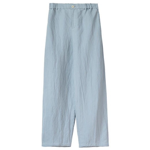 牧衣游原创 重磅丝麻净色裤子宽松 限量福利款 雯莱不支持会员折 商品图4