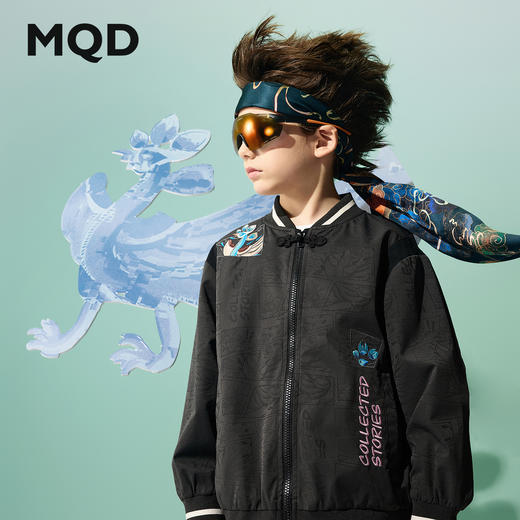 【MQD】【国潮系列】童装男童外套2025新款宝宝春装儿童棒球服夹克 商品图0