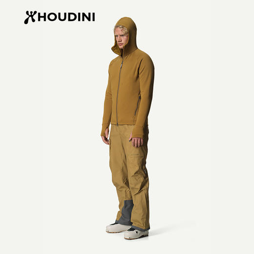 HOUDINI胡丁尼 Power Houdi 魔术大师 男款抓绒带帽外套225984/830063 商品图1
