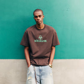 CHINISM赤尘 索罗娜凉感短袖t恤男夏季新款宽松休闲男士通勤短袖