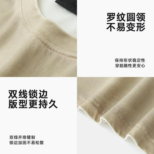 CHINISM赤尘 做旧背心男夏季新款美式宽松纯棉男士运动坎肩t恤 商品图4