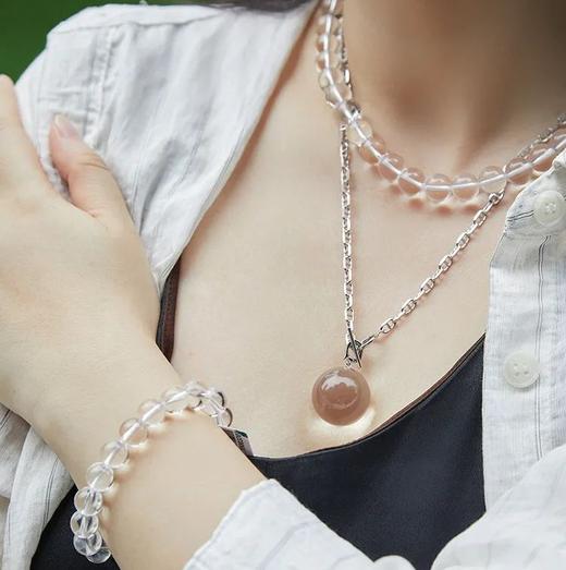 CrystalSoul巴西白水晶原创设计首饰，纯净心灵圣石，明星同款，水晶行业大咖亲选料（预售 5-7天发出） 商品图13