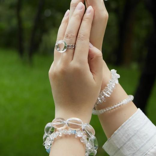 CrystalSoul巴西白水晶原创设计首饰，纯净心灵圣石，明星同款，水晶行业大咖亲选料（预售 5-7天发出） 商品图6