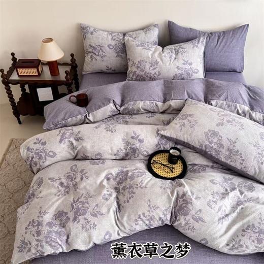 “会呼吸”的天然面料！【觅瑾亚麻系列 五件套 / A类混纺床笠】法国雨露麻  植物染  高颜值床品   A类母婴级  一抹即平翻身不移位 商品图4