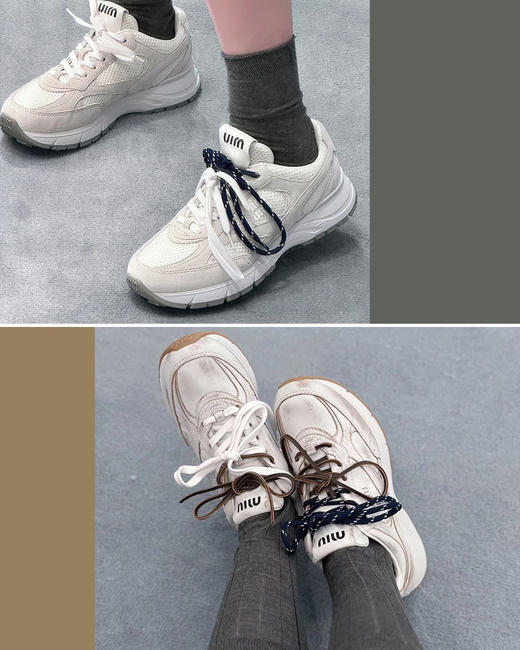 现货 THS-限时 缪家 美到心坎 网布运动鞋 做旧小脏鞋 2色 BZ1258 商品图0