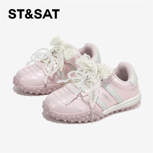 【童鞋】星期六精致双蝴蝶结运动防滑女童阿甘鞋SSD3191U2V 商品图5