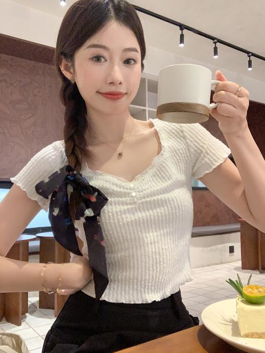 <曾小咸推荐>现货秒杀！卖完不补 ！【心动萝莉】花边小上衣 日常89.99 立减50 秒杀39.99！ 商品图2