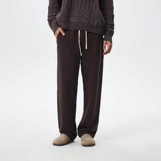 CHINISM折扣季 重磅纯棉针织长裤男冬季加厚裤子休闲运动男士卫裤 商品图0