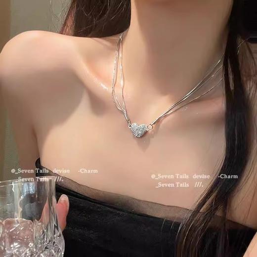 【YW】无忧购39元5件设计感百搭气质爱心款项链合集（截单后3-5天发货) 商品图10