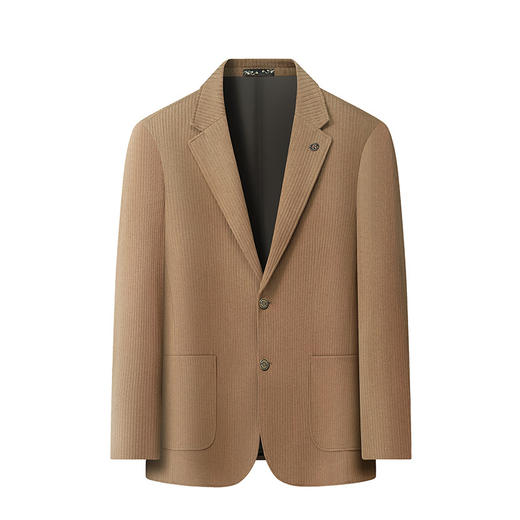 【DDS】大依优型大码男装商务西服秋冬加大码男款休闲时尚英伦风单西男上衣宽松 商品图4