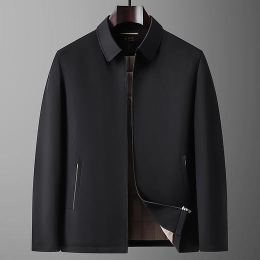 【DKP】大依优型大码男装中老年商务棉衣男加棉休闲爸爸冬装冬季大码夹克夹棉外套 商品图1